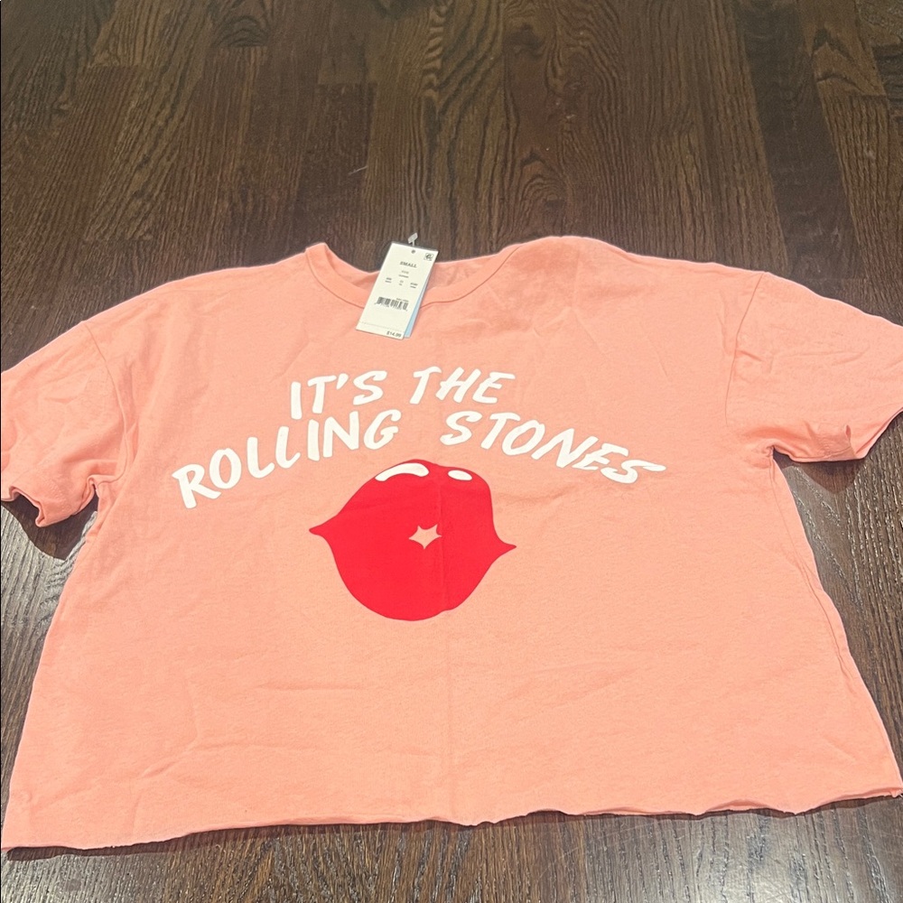 The Rolling Stones Pink Short Sleeve Tee